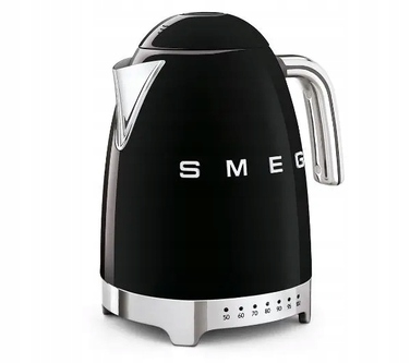 Електричний чайник Smeg KLF04BLEU, 2400 Вт, 1,7 л, чорний