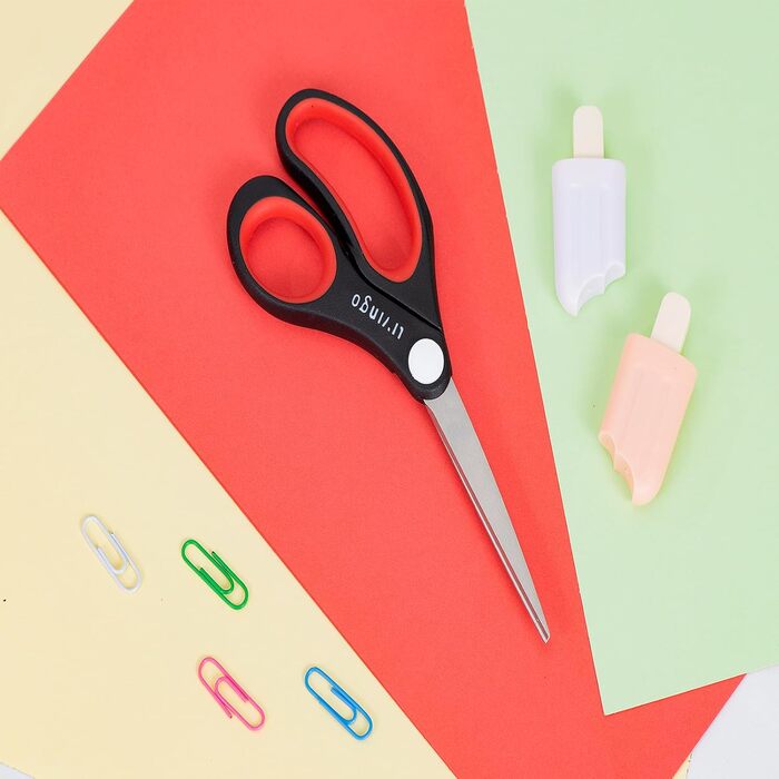 Набір ножиць LIVINGO для дому, офісу та рукоділля (4 шт.) - універсальні, гострі, міцні
