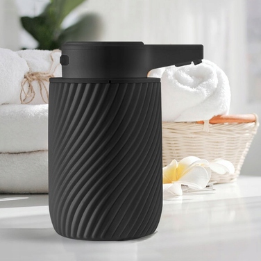 Автоматичний дозатор для мила з сенсором — чорний, 300 мл