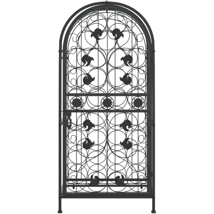 vidaXL Wine Rack 35 Bottles Metal Bottle Rack Bottle Stand Wine Cabinet (45 x 36 x 100 cm)
