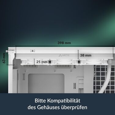 ARCTIC Liquid Freezer III Pro 360 A-RGB: Потужний рідинний кулер для ПК з RGB підсвіткою, 360 мм, для AMD AM5/AM4, Intel LGA1700/1851