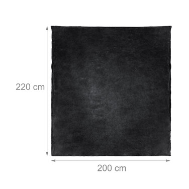 Relaxdays Fleece Throw Blanket, Extra Large