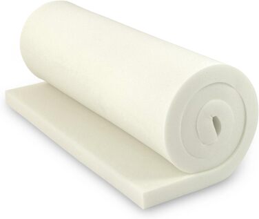 MSS e.K. Soft Mattress Topper with Cover - 80 cm x 200 cm x 5 cm