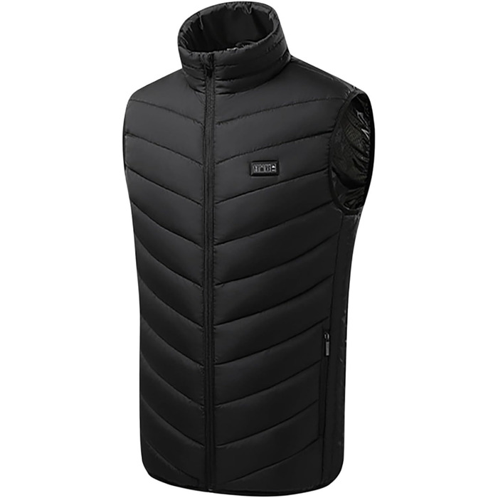 Електрична гріюча жилетка для жінок та чоловіків, USB, чорний, S-5XL