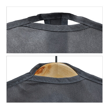 Relaxdays Clothes Storage Bags - 6 Pack, 135 x 60 cm
