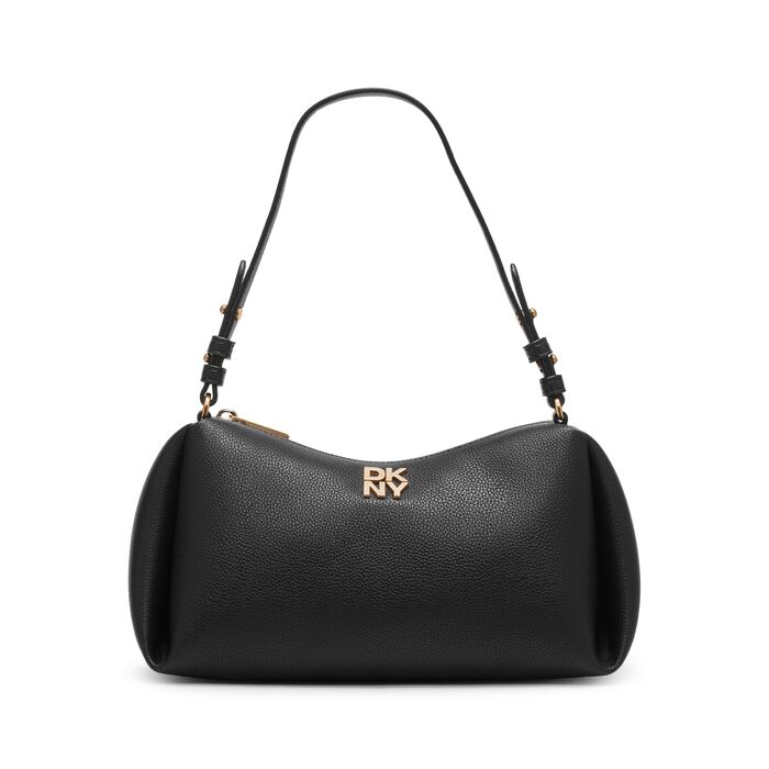 Сумка жіноча DKNY Fashion Soft Classic Tote чорно-золота повсякденна