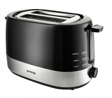 Тостер Gorenje T850BK, чорний, 850 Вт