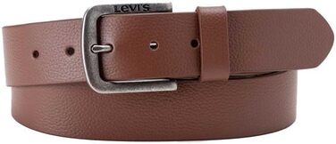 Чоловічий металевий ремінь Levi's Seine, колір коричневий