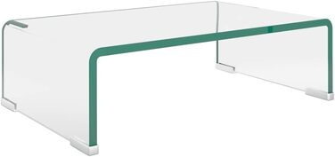 Підставка для монітора з прозорого скла vidaXL 40x25x11 см