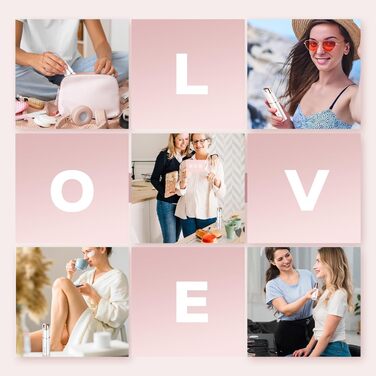 Електричний жіночий тример 5-в-1 для тіла та обличчя, бездротовий, для обличчя, бікіні-зони, ніг, носа та вух (білий) з 2 змінними насадками