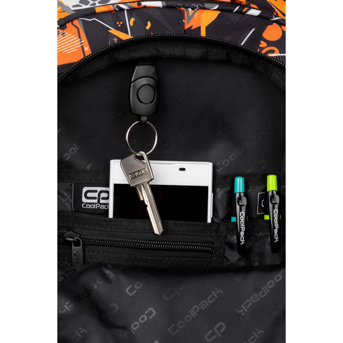 Шкільний рюкзак CoolPack багатокамерний, 29 л, зі світловідбиваючими елементами