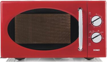 Мікрохвильова піч DOMO DO3125 Retro, 25L, 900W, білий (червоний)