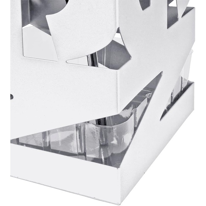 Підставка для парасольки HAKU Möbel, біла, металева, 16x48x16 см, сучасний стиль