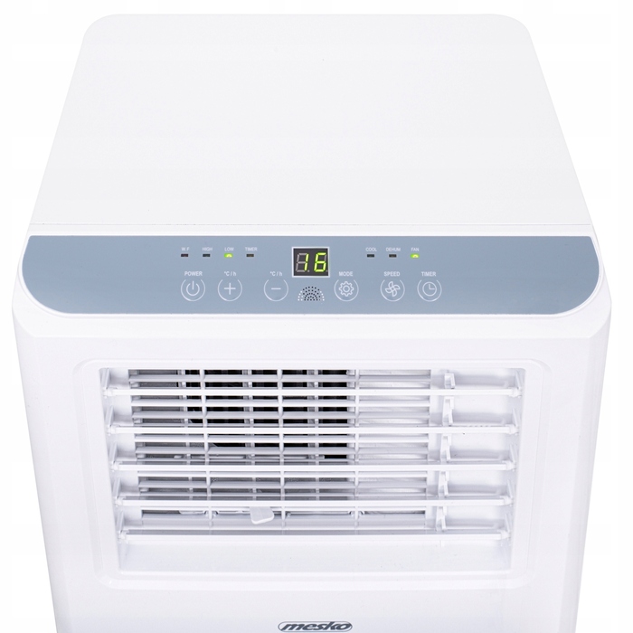 Мобільний кондиціонер-осушувач Mesko 3в1 9000BTU 2600W для приміщень до 25м² з пультом керування