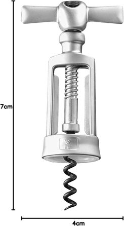 WMF Corkscrew, Wine Bottle Opener, Bottle Opener for Wine and Prosecco, Wine Opener