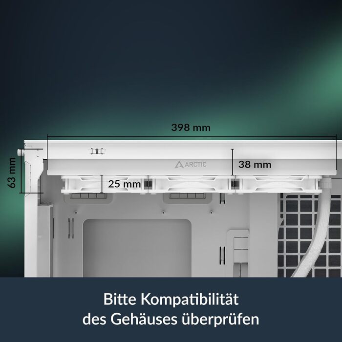 ARCTIC Liquid Freezer III Pro 360 A-RGB: Потужний рідинний кулер для ПК з RGB підсвіткою, 360 мм, для AMD AM5/AM4, Intel LGA1700/1851