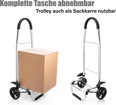 Складаний візок BigDean з відділенням для охолодження - також як візок-тележка - великі колеса