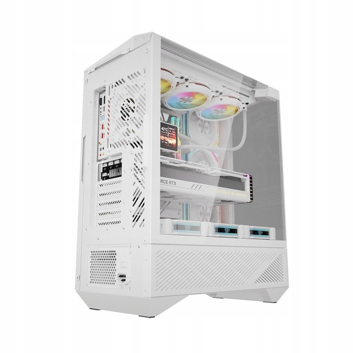 Корпус для комп'ютера darkFlash DY460 White ATX, 4x ARGB вентилятори, USB-C