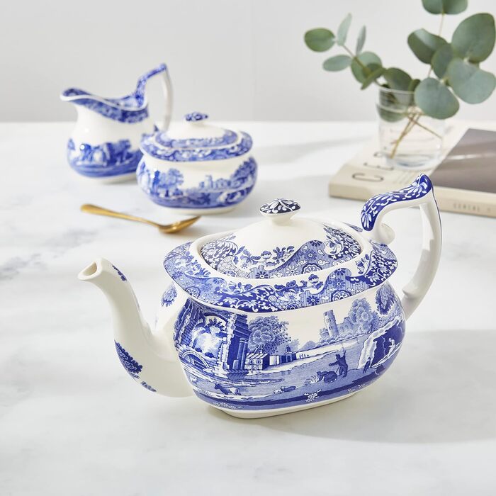Чайник Spode Blue Italian, фарфоровий, класичний дизайн