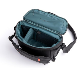 PGYTECH OneMo Sling Camera Bag 7L-9L: Водонепроникна фотосумка на плече для Sony, Canon, Nikon, DJI Mini 4 Pro, Avata 2, Mavic, зі штативом та ноутбуком, чорна