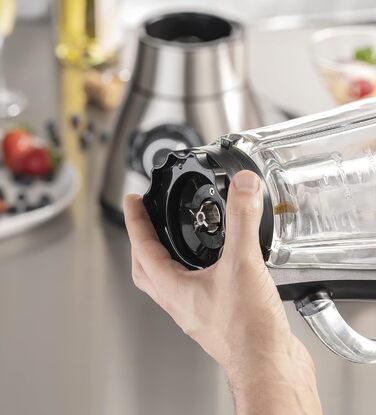 CASE B 1800 PowerBlender, Stand Mixer, Ideal for Milkshakes, Baby Food, etc., 1800 Watt Motor, Large Mixing Container (1.75 l), Stainless Steel Housing, Test Winner House & Garden Test