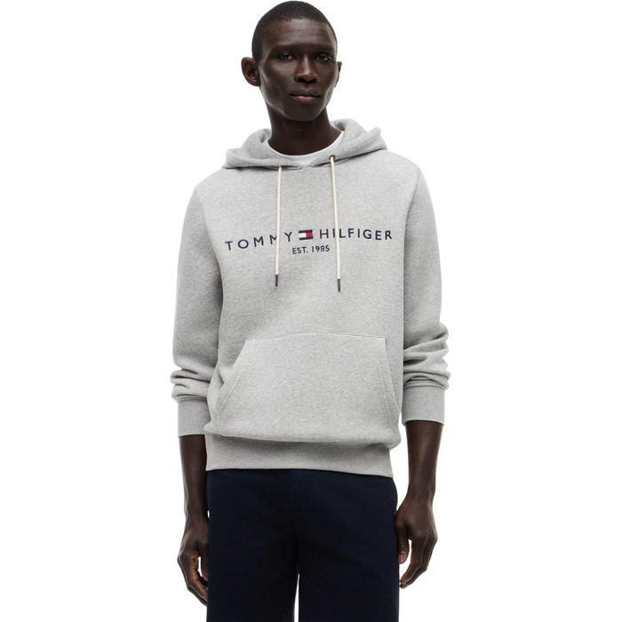 Чоловічий світшот Tommy Hilfiger MW0MW11599 сірого кольору (Cloud Htr), розмір 3XL