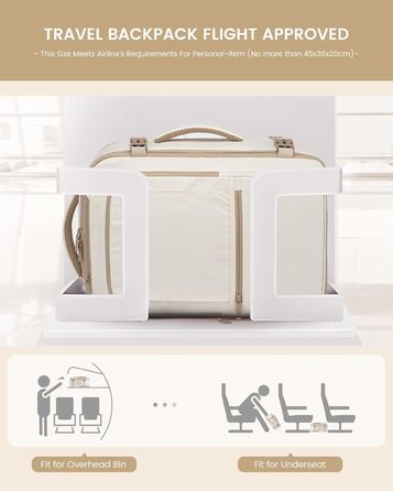 Рюкзак LOVEVOOK 30L для подорожей, ручна поклажа в літак, для ноутбука 15.6