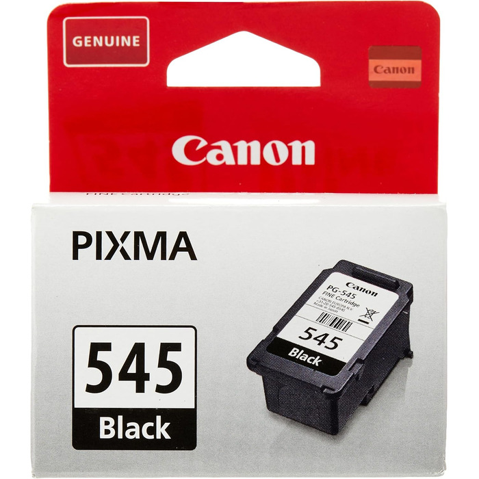 Оригінальний чорнильний картридж Canon PG-545 чорний для принтерів PIXMA, стандартний (набір 2 шт.)