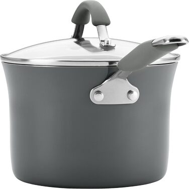Набір посуду Rachael Ray Cucina, 12 предметів, антипригарний, сірий Sea Salt