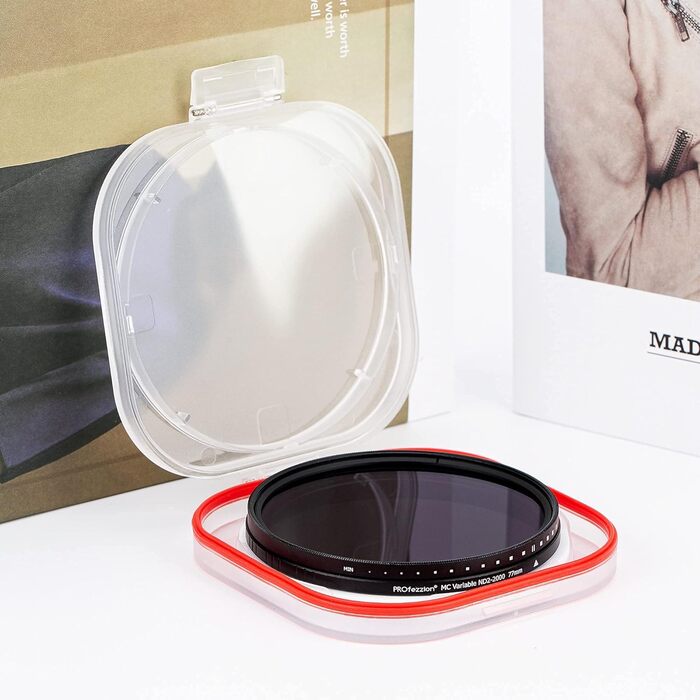 Графільтр PROfezzion Variable ND Filter: регульований нейтральний фільтр ND2-ND2000 для об'єктивів Sigma, Nikon, Fujifilm (58mm)