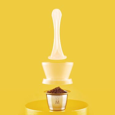 Madama – багаторазова капсула для кави Nespresso, нержавіюча сталь і харчовий силікон, набір 4 шт., вироблено в Італії