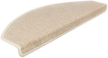 Kettelservice-Metzker Rambo Step Mats, Beige Half-Round, 15-Piece Value Set