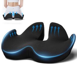 Подушка для офісного крісла Ajiteogy з Memory Foam, ергономічна, для рівномірного розподілу ваги та комфорту