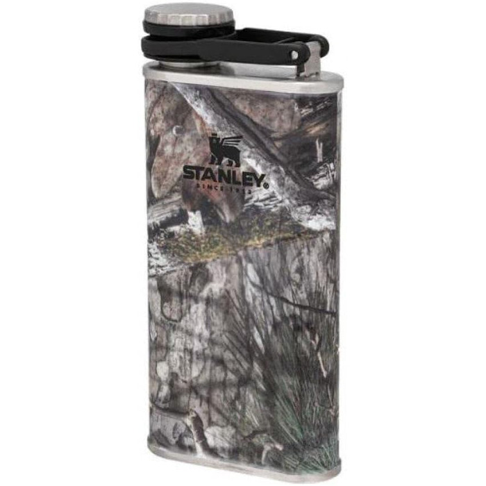 Термос Stanley Classic Wide Mouth 236ml з кришкою Never-Lose - нержавіюча сталь, широка горловина, BPA-Free, Hammertone Green (Country DNA)