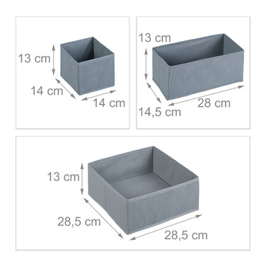 Relaxdays Drawer Organizer 8-Piece Set