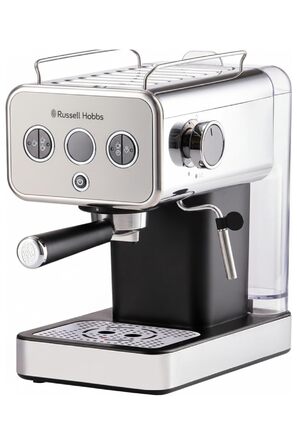 Чайник Russell Hobbs Distinctions з нержавіючої сталі 1,5л (швидка функція кип'ятіння, фільтр від накипу, зручний виливний носик, зовнішній індикатор рівня води) 26422-70 (може використовуватись як кавоварка)