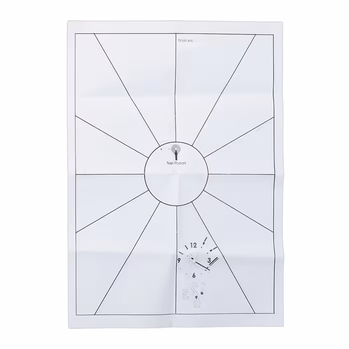 Relaxdays DIY Wall Clock 'Football'