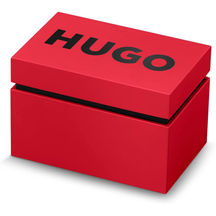 HUGO чоловічий кварцовий годинник #First-Kolleкція - з металевим або шкіряним ремінцем (Blue, Stainless steel)