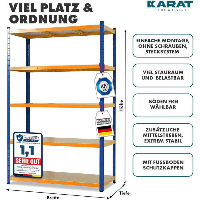 KARAT TitanRack Big Heavy-Duty Shelving Unit