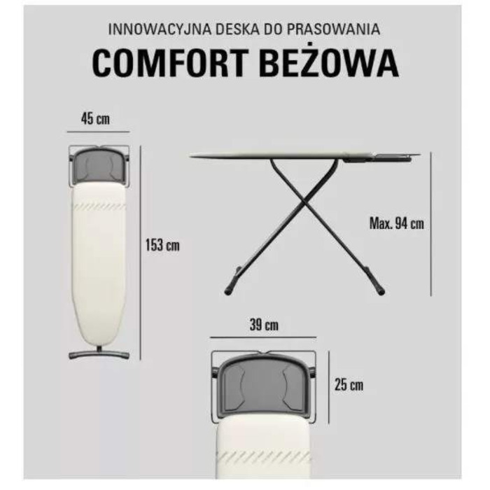 Прасувальна дошка велика для парогенератора LAURASTAR COMFORT, бежева