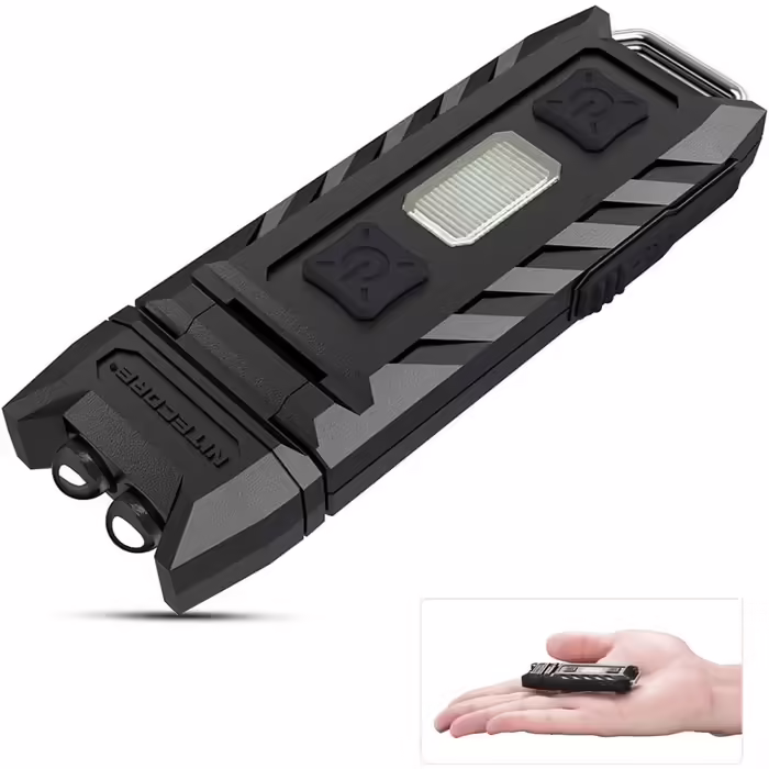 Nitecore Thumb - 85 Lumen, USB rechargeable, adjustable lamp head