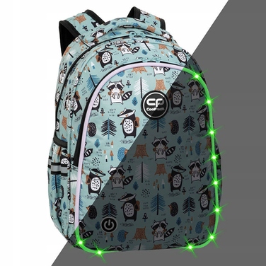 Багатовідсіковий шкільний рюкзак CoolPack, багатоколірний, 18 л