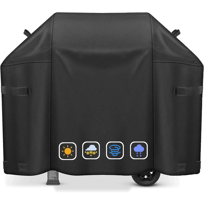 Чохол для гриля Weber Spirit II 300/200, водонепроникний, захист від УФ і негоди, 132 см, важкий матеріал, аналог 7139