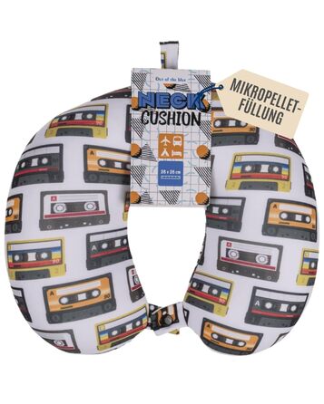 Подушка для шиї з мікрогранулятом - компактна подушка-воротник для подорожей, 30x30 см, ергономічна для літака та поїзда