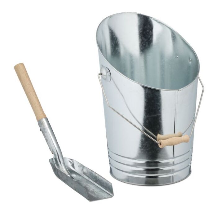Relaxdays Charcoal Bucket with Shovel