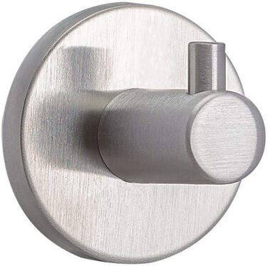 Tiger Boston Stainless Steel Toilet Paper Holder - Wall Mounted, Brushed Finish - Includes Small Boston Hook