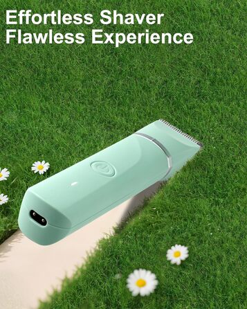 Електричний жіночий епілятор AREYZIN для інтимної зони, зарядний, водонепроникний, зелений