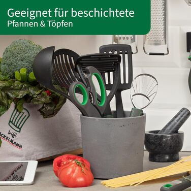 Вимірювальний дрібник Chefkoch Fackelmann з ергономічною ручкою Soft-Touch, нержавіюча сталь, стійкий до 220°C, для збивання вершків та іншого