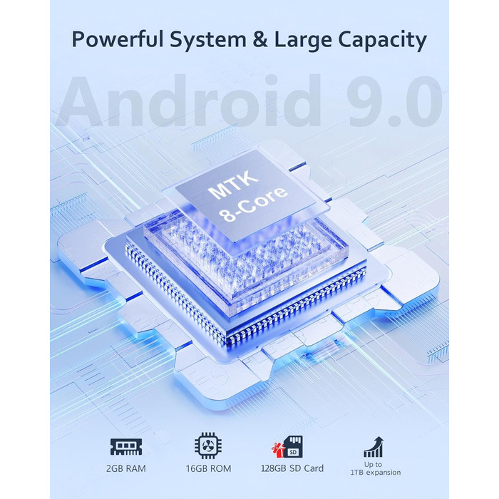 MP3 плеєр AGXOV з Bluetooth та WiFi, Android 4.02