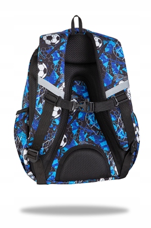 Багатовідсінковий шкільний рюкзак CoolPack (білий, чорний, синій), 21 л